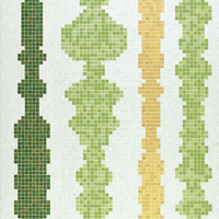 BISAZZA Mosaico COLUMNS GREEN B