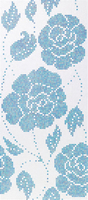 BISAZZA Mosaico WINTER FLOWERS BLUE