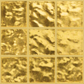 ORO 025, Gelbgold gewellt, 1x1, 1 m2